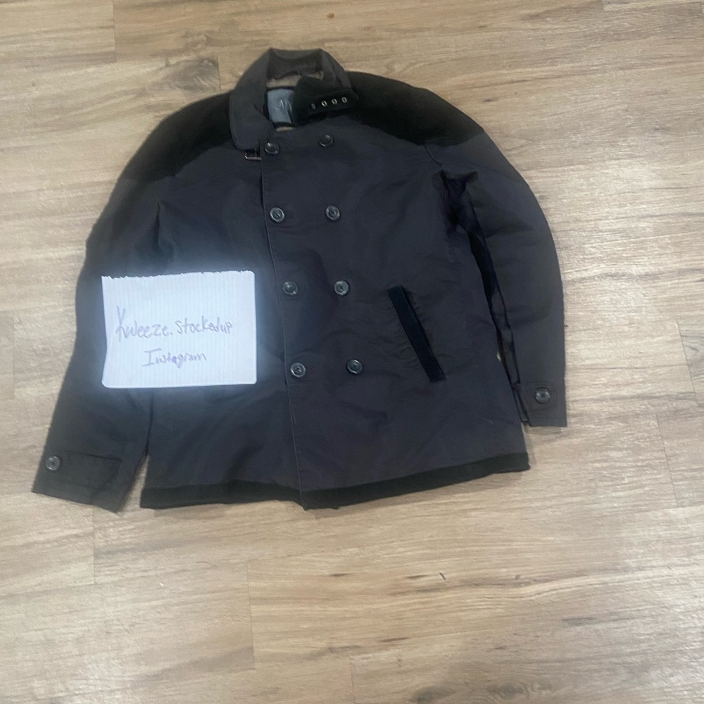 Men's Gray Double-Breasted Jacket